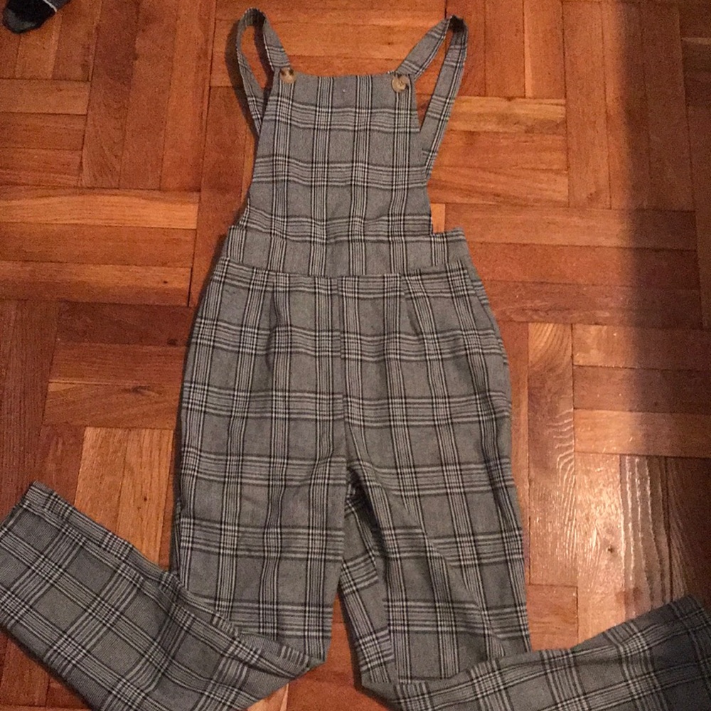 Plaid jumpsuit